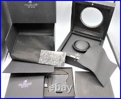 HUBLOT Watch With Box Case Black Genuine Empty with Accessories USB etc. From JPN