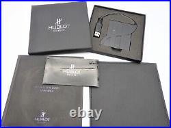 HUBLOT Watch With Box Case Black Genuine Empty with Accessories USB etc. From JPN