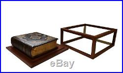 Hand-Crafted Real Wood and Glass Display Case for Bibles and Memorabilia