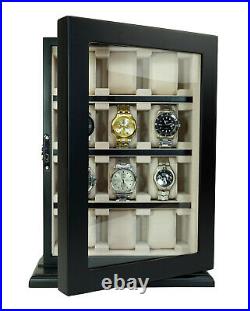 Hand Made Watch Jewelry Display Storage Holder Case Glass Box Organizer Gift 56