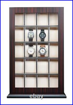 Hand Made Watch Jewelry Display Storage Holder Case Glass Box Organizer Gift 68c