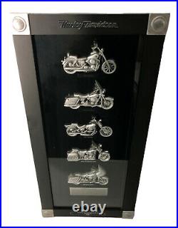 Harley-Davidson 3D Store Display-Wood & Glass Motorcycles In The 1990's- 25x12
