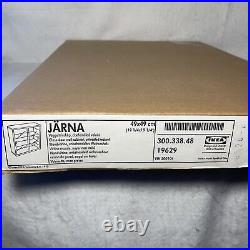 IKEA JARNA Glass Wall Cabinet Untreated Walnut 49x49 cm 300.338.48 New in Box