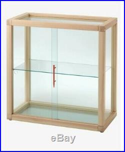 IKEA x VIRGIL ABLOH Glass-Door Cabinet Pine Display Case MARKERAD Off White Art