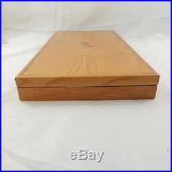 Italian Persol 12 Eye Glass Wood Display Case Box by Luxottica Group