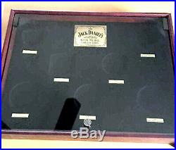 Jack Daniel's Gold Medal Wood Display Shadow Box Glass Topped Case NO Medals New