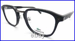 LACOSTE +0.25 to +3.5 Reading Glasses 50mm Grey Wood over Shiny Blue L2831 424