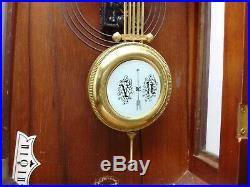 Mechanical Regulator Pendulum Long Wood Case Wall Roman Display Clock Korea