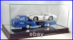 Mercedes-Benz Racing Transporter Glass and Wood Display Case by Perfect Cases