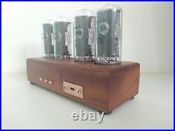 Nixie Tubes Clock IN-18, Ideal Gift, Gift Idea, the case is made of oak
