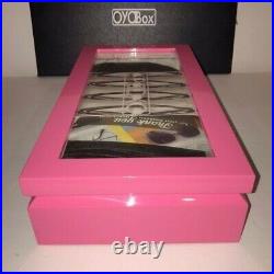OYOBox LIMITED EDITION Hot Pink Maxi Luxury Eyewear Organizer Wood Case, COA