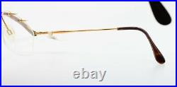 PG Glasses 603 Vintage Real Wood Handmade Gold 90s + Noble Eyes Case