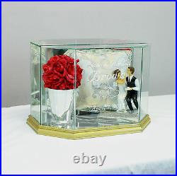Personalized Glass Wedding Card Box Money Card Box Free Engraving