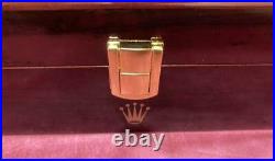 Pieces Storing Rolex Display Case Watch Box Made Of Wood Glass Top Plate