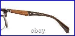 Prada VPR 22O JAB-1O1 Eyeglasses Glasses Brown Horn / Wood 54-19-145 withcase