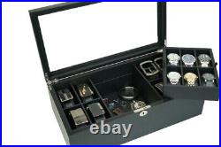 Premium Belt, Watch, Jewelry, and Accessories Box Storage & Organizer
