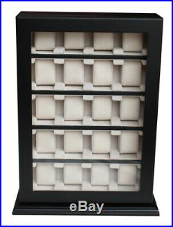 Quality Watch Jewelry Display Storage Holder Case Glass Box Organizer Gift twe