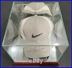 RORY MCILLROY Signed NIKE hat PSA/DNA COA! MAJOR CHAMPION WITH GLASS/WOOD CASE