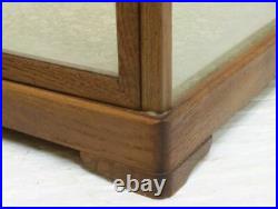 Retro Wooden Frame Made Of Wood Glass W28.5 D25 H45Cm Japanese Dolls Case