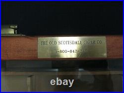 Scottsdale cigar display case wood glass countertop cigar display case cabinet