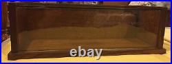 Sealpackerchief Hanky Old Store Advertising Oak Wood & Glass Display Case 1900s