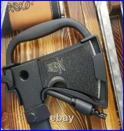 Skewer Set with Axe, Metal Shot Glasses, Flask, Wood Case, etc. See Description