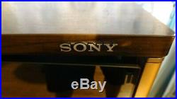 Sony Audio Rack Glass Door Wood Case SU-S320 Made in Japan 27257046