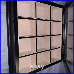 The bombay co. Jewelry Or Collectible Box Glass Top 12 Dividers 2005