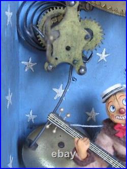 Vintage Allen Cunningham Halloween Assemblage in an Antique Clock Case 2005 Orig