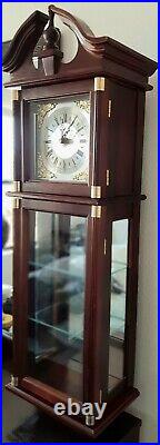 Vintage Curio Case Wall Clock