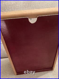 Vintage Eversharp Red Top Lead Pencil Tabletop Store Glass Wood Display Case