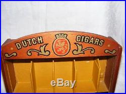 Vintage Henri Wintermans Glass Front Display Case Shop Display Cigar Adveritsing