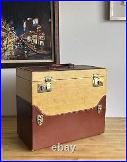 Vintage Mid Century Travel Bar Case and Tool Set