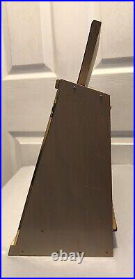 Vintage Pioneer Gay Blades Advertising Knife Knives Wood Glass Display Case
