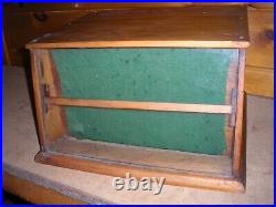 Vintage Wood and Glass Store KNIFE Display Case