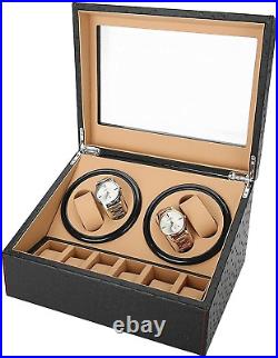 Watch Cases for Men, Rotating Watch Box Organizer, Automatic Watch Winder Displa