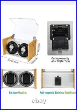 Watch Winder for 2 Large to Small Automatic Watches