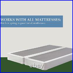 Wood Fully Assembled Traditional Box Spring/Foundation for Mattress, California