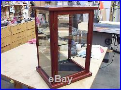 Wood and Glass / Doll Case Vase Case Crystal Case Blood Wood Wood/Glass Door