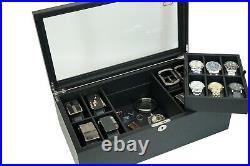 Wooden Organizer Box Perfect Christmas Gift for Watches & Jewelry