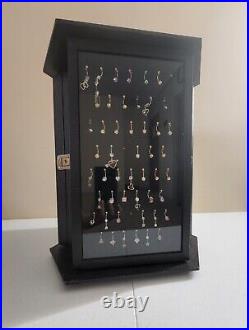 Wooden jewelry box organizer