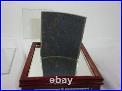 Yankees Stadium Foul Pole actual piece in Glass case cube wood base with COA